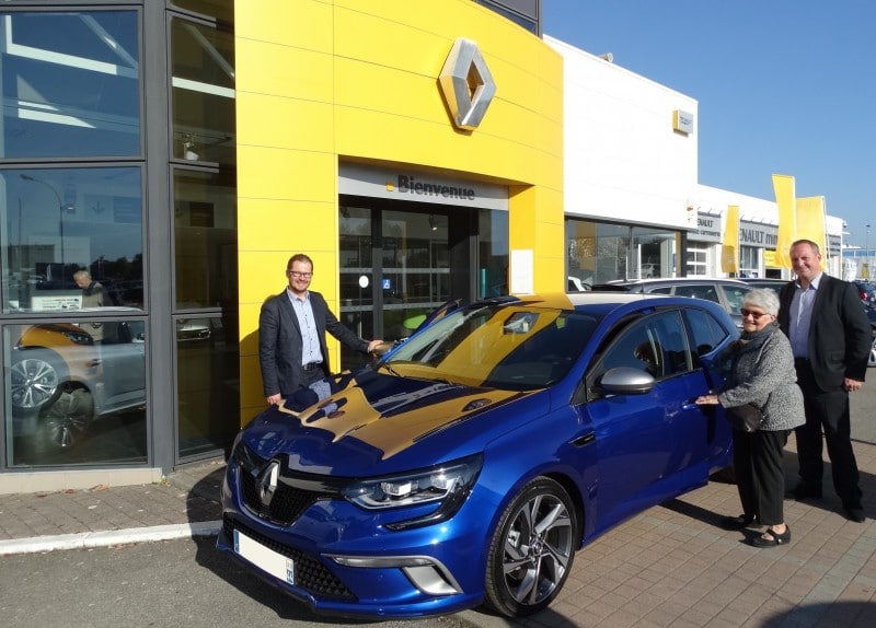Mégane GT gagnée dans le groupe IDYLAUTO