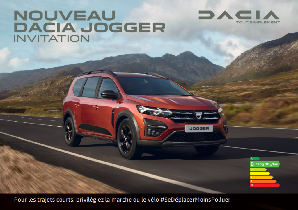 Nouveau Dacia Jogger